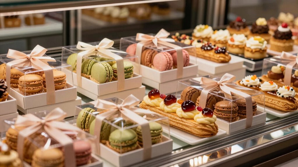 enticing packaging enhances desserts