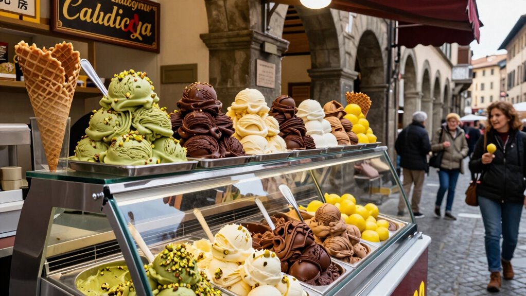 european gelato reflects regional flavors