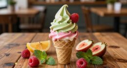 gelato complements balanced desserts