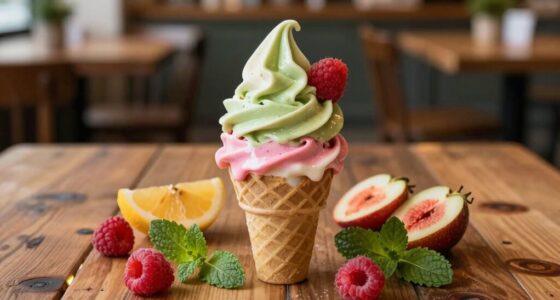 gelato complements balanced desserts