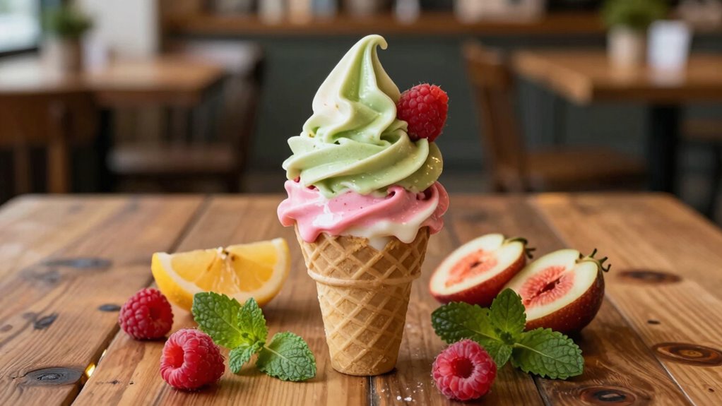 gelato complements balanced desserts