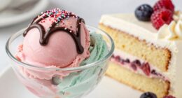 gelato complements cake flavors