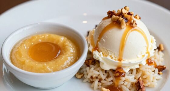 gelato complements rice desserts