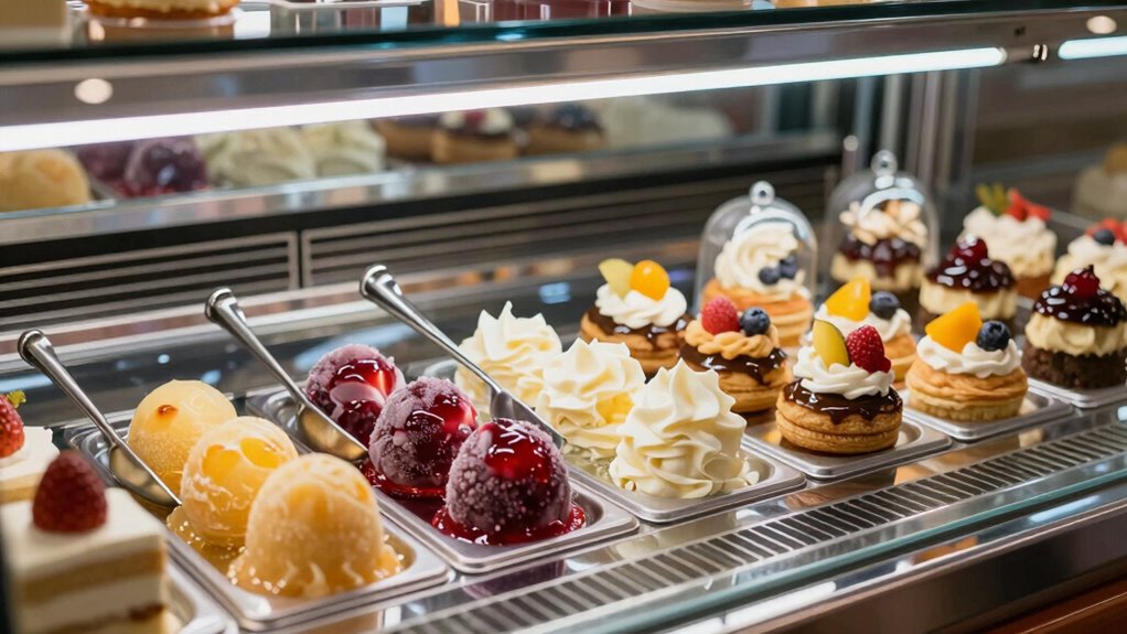 ideal frozen dessert display