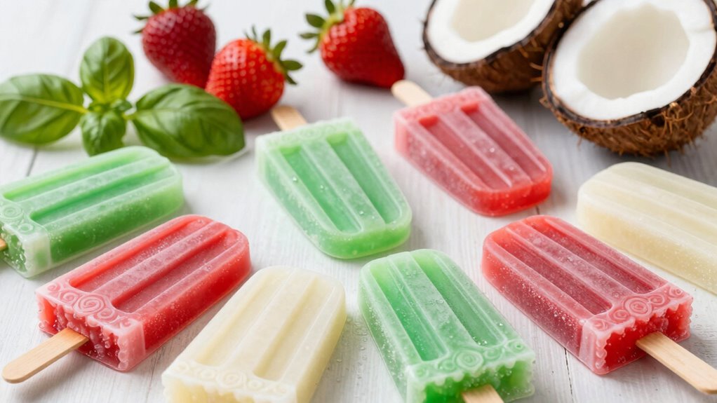 italian inspired homemade popsicles