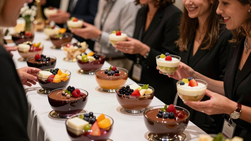 keep desserts cool stylishly