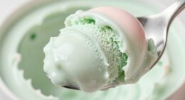 lower fat denser texture