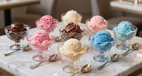 luxury gelato serving bowls
