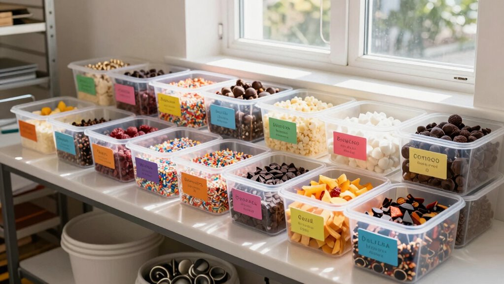 optimize storage for desserts