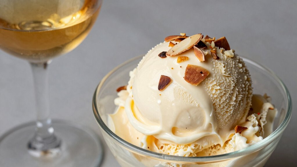 pair gelato with dessert wines