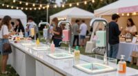 pop up dessert handwash stations