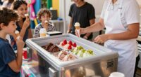 portable freezers for gelato