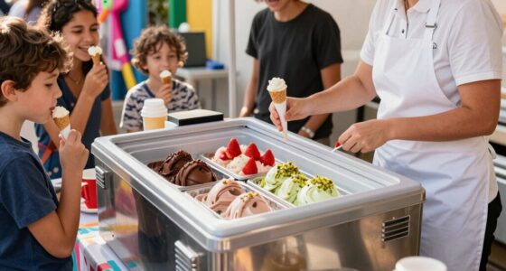 portable freezers for gelato