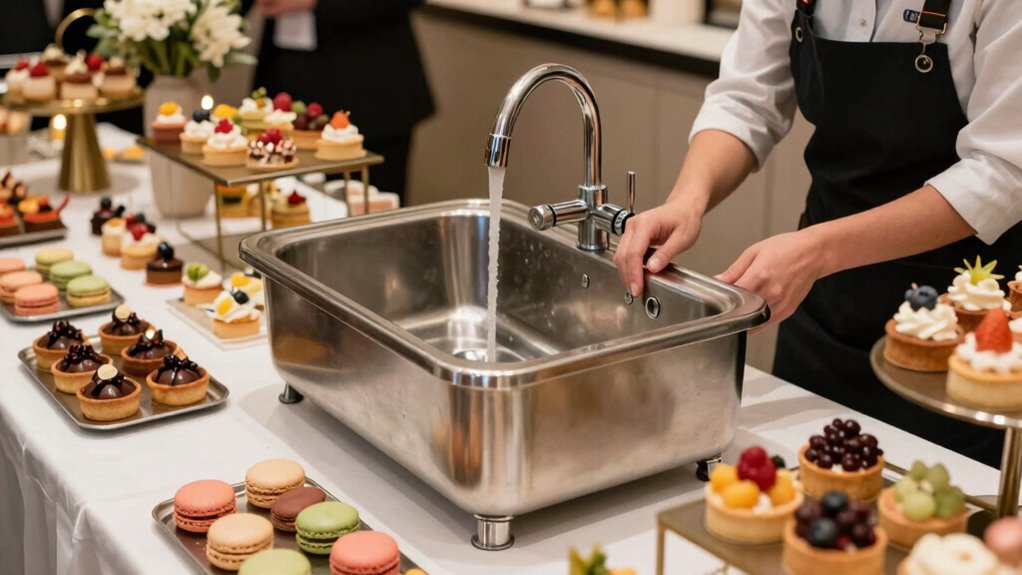 portable sink enhances sanitation