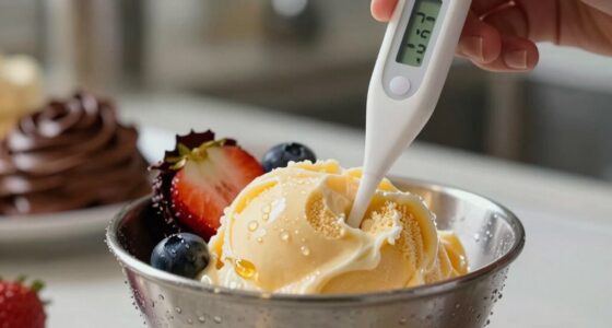 precision in dessert temperature
