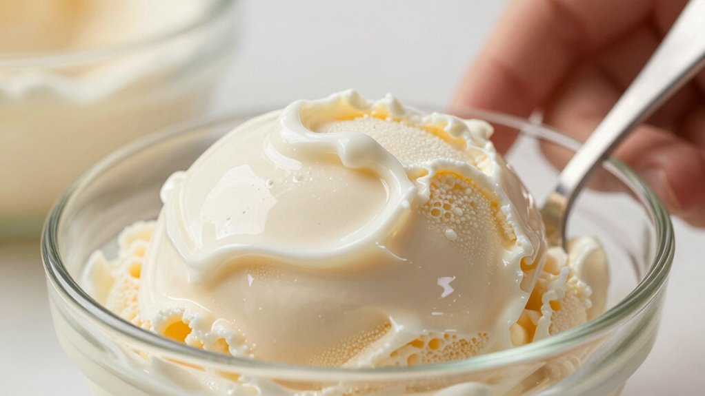 resting time improves gelato