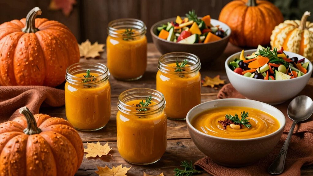 seasonal displays enhance dining