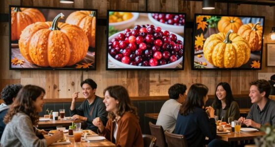 seasonal flavors showcased digitally