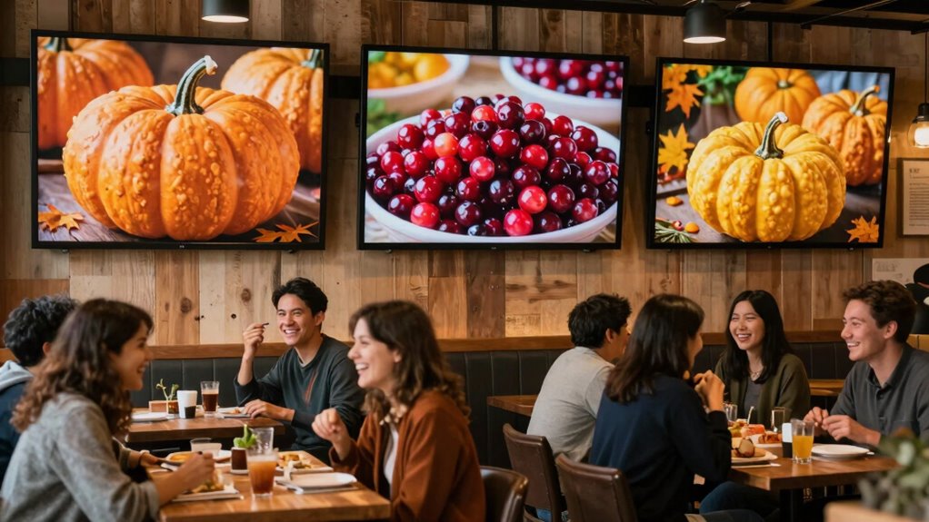 seasonal flavors showcased digitally