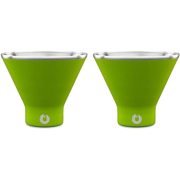 stainless steel martini glasses