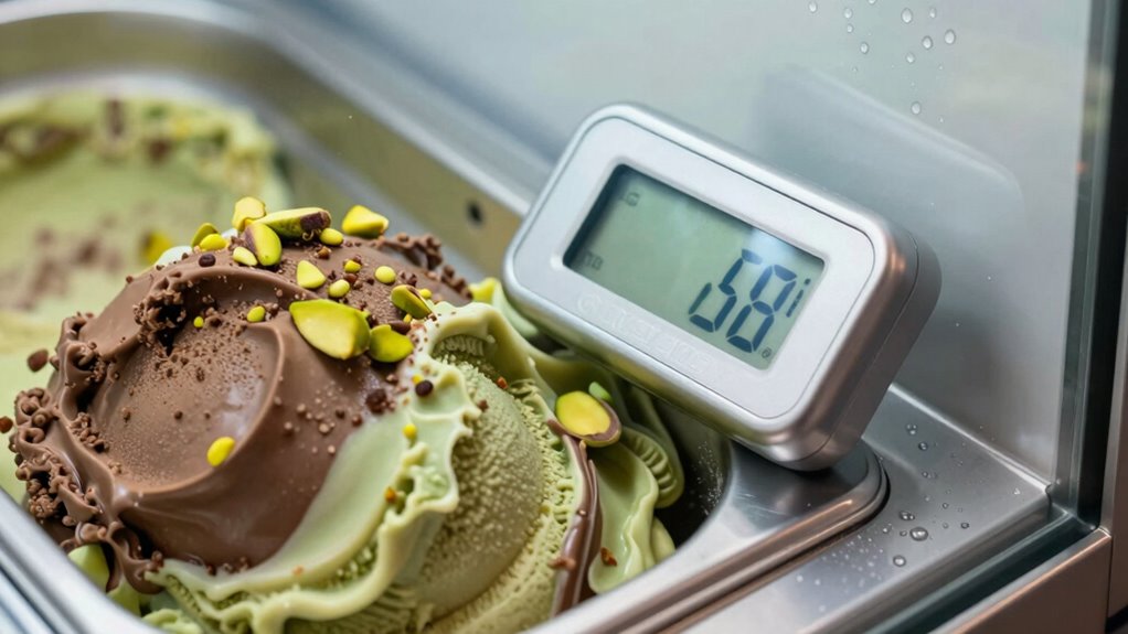 temperature control for gelato
