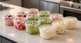 top airtight gelato storage