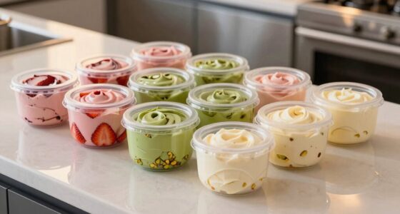 top airtight gelato storage