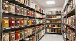 top commercial ingredient shelving