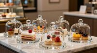 top dessert display domes