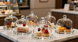 top dessert display domes