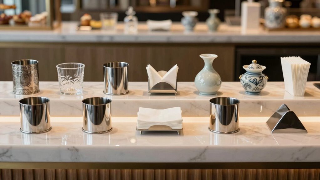 top dessert napkin holders