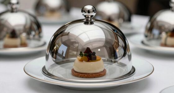 top dessert serving cloches
