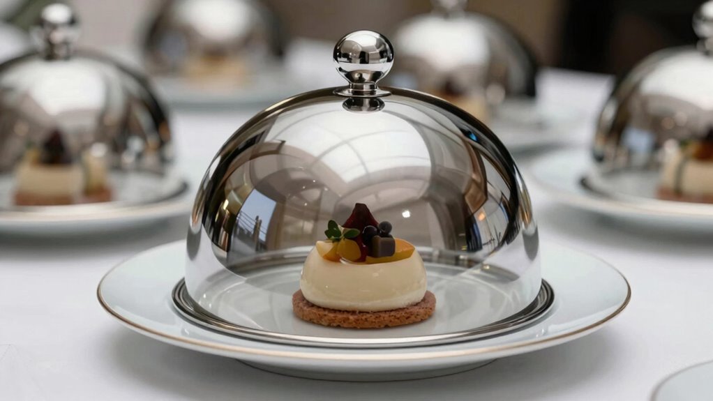 top dessert serving cloches
