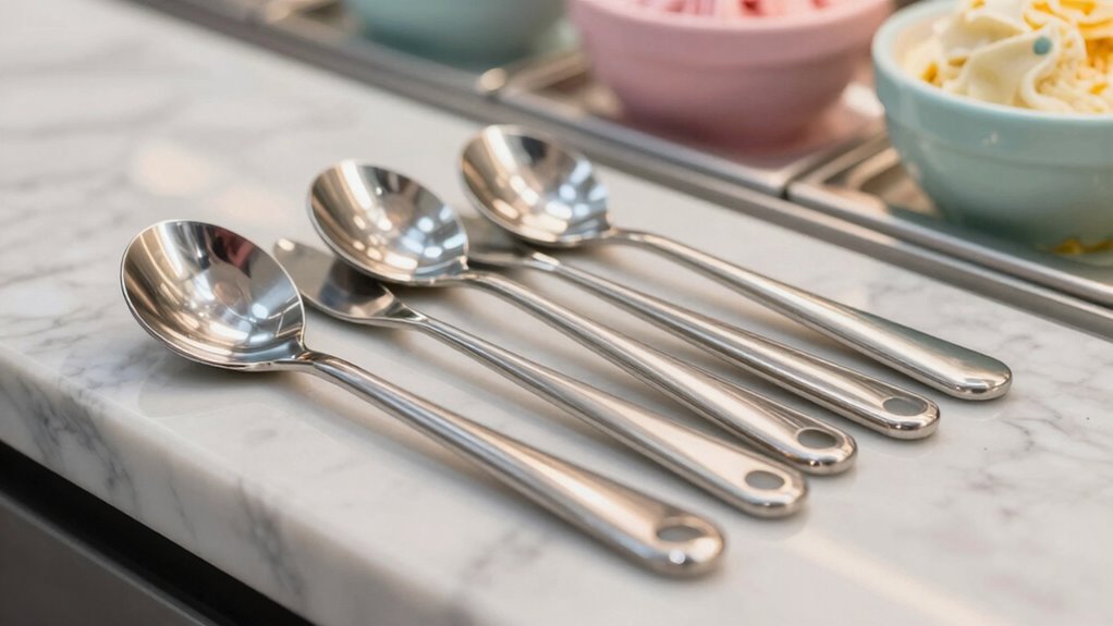 top flat gelato spatulas