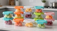 top freezer safe sorbet containers