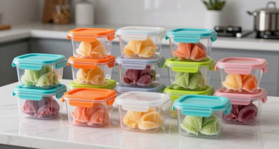 top freezer safe sorbet containers
