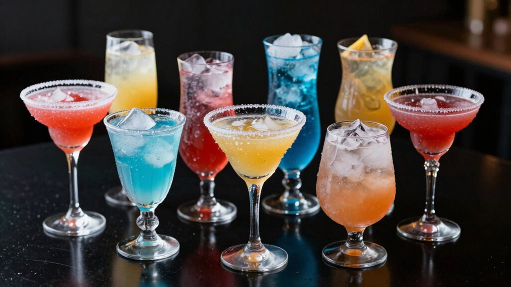 top frozen cocktail glasses