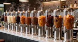 top heated sauce dispensers