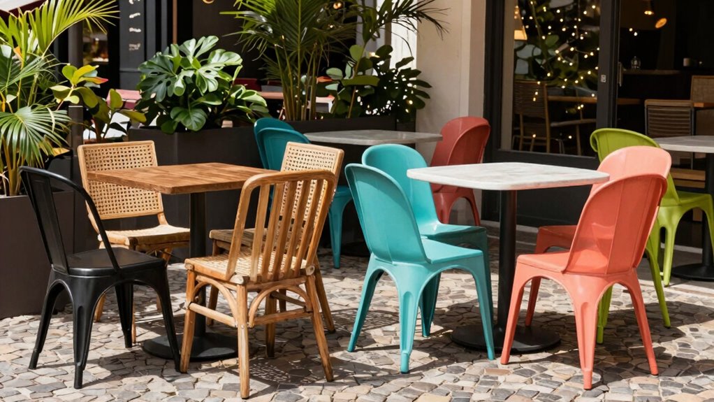 top outdoor cafe chairs