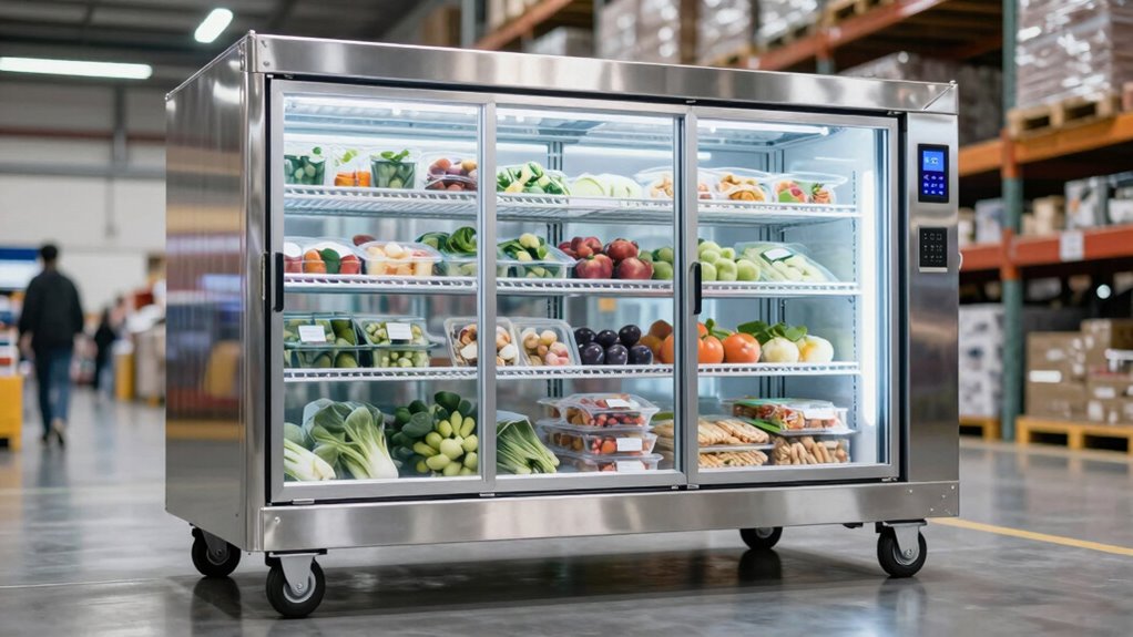 top refrigerated transport carts
