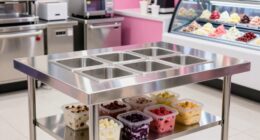 top stainless prep tables