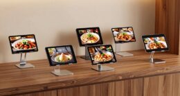 top tablet menu holders
