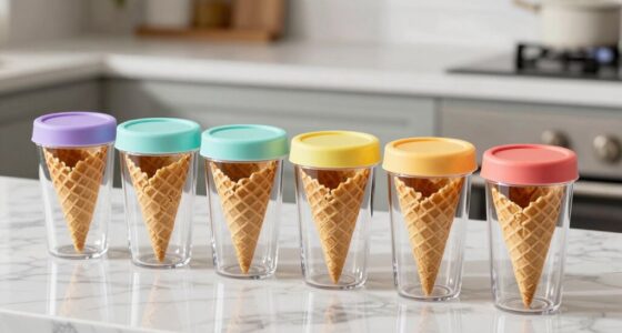 top waffle cone storage options