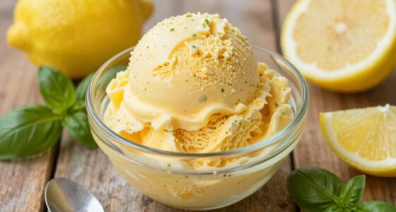 unique citrus herb dessert