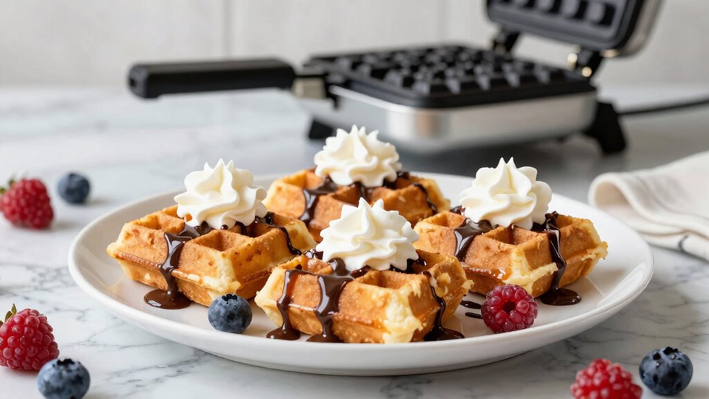 versatile mini waffle desserts
