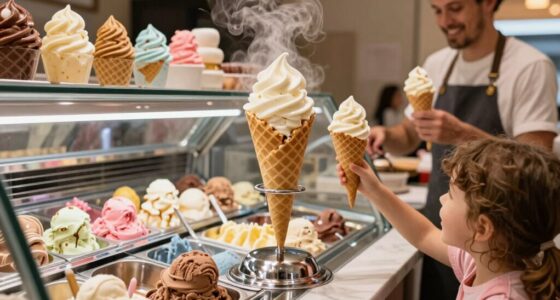 waffle cones enhance desserts