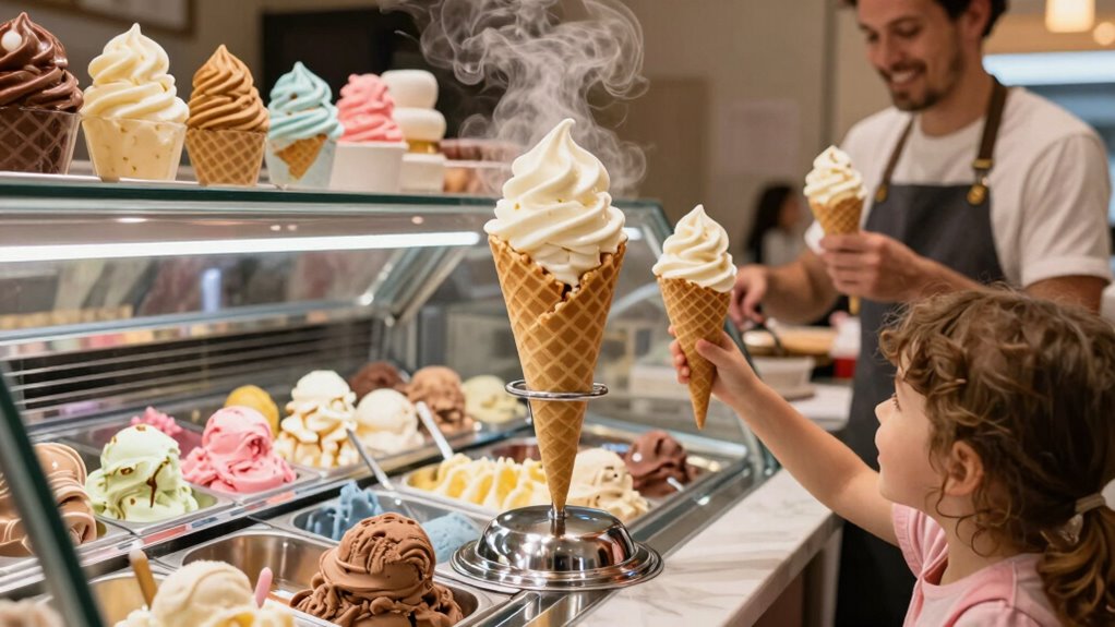 waffle cones enhance desserts