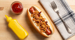 Before Adding Ketchup and Mustard to a Hot Dog, I Always Crumble This on Top First (Not Chips!)