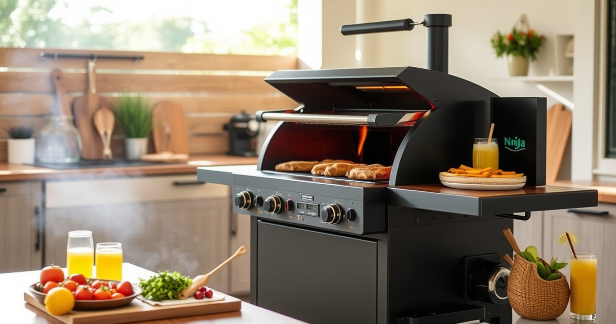 Master the Perfect Summer BBQ with the Ninja Outdoor Woodfire Pro XL