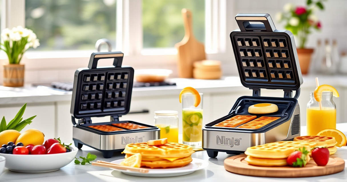 Perfect Summer Waffles with the Ninja Belgian Waffle Maker Pro